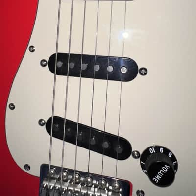 Fender REaD Partscaster parts guitar Strat Stratocaster  - Red electric guitar image 7