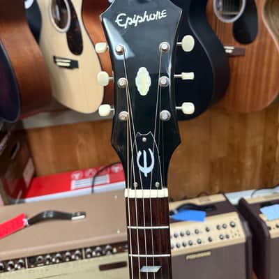Epiphone FT-79 AN Inspired by Texan Reissue Acoustic Electric Guitar -2009 - Antique Natural w/hard case image 9