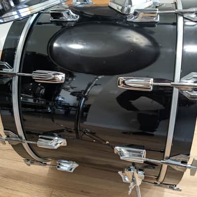 Tama Superstar 5 Piece Drum Set 1980s - Black image 21