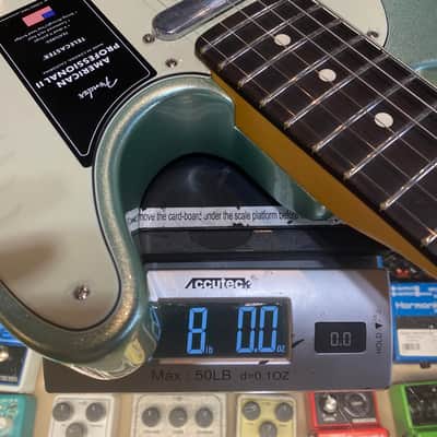 Fender American Professional II Telecaster RW Mystic Surf Green US210070593 8lbs image 2