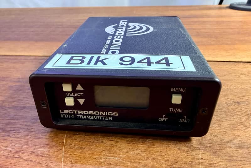 Lectrosonics IFBT4 IFB Transmitter - Block 944 (944.1-951.9 MHz) - Frequency Agile, Made in USA image 1