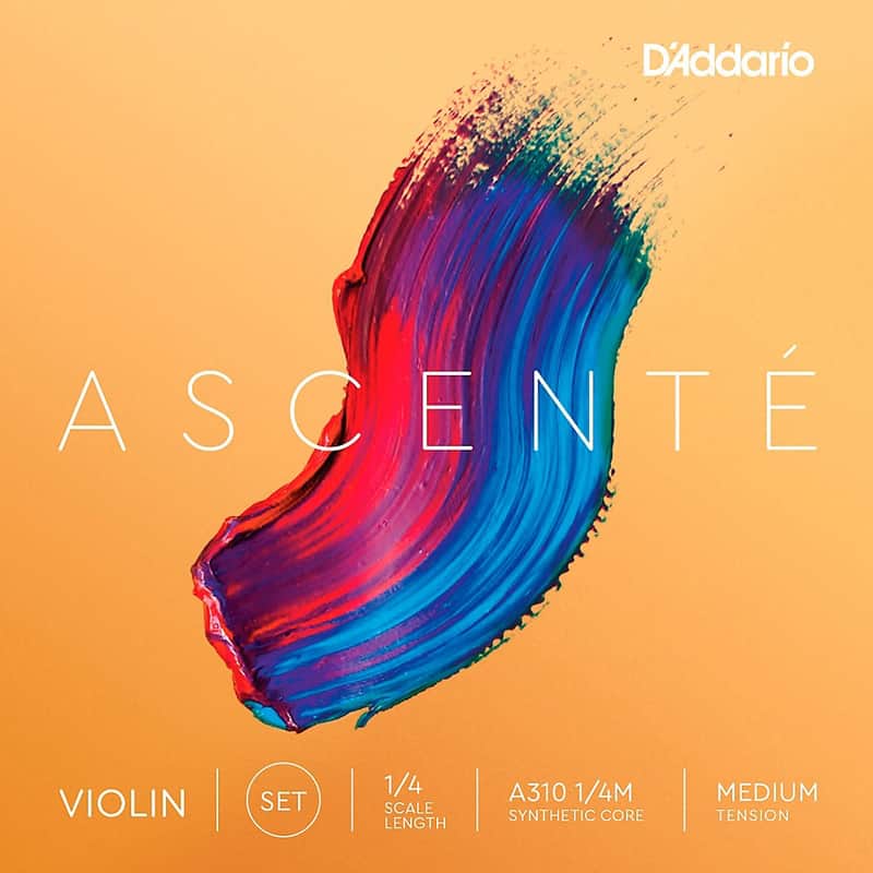 D'Addario A310 1/4M Ascenté 1/4 Violin Strings - Medium image 1