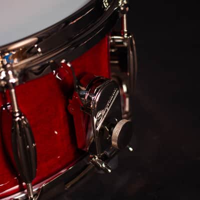 Slingerland 14" x 5.5" Studio King Snare Drum, Royal Crimson with Nickel Hardware image 3