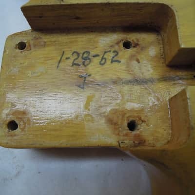 Left Handed 1952 Fender Blackguard Tele, Likely the First True Lefty Telecaster Ever Built! image 6