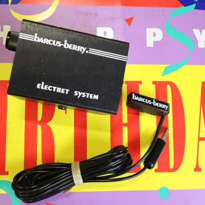 Barcus-Berry Transducer Microphone Clip On Instrument Electret Active Pre-Amp image 11