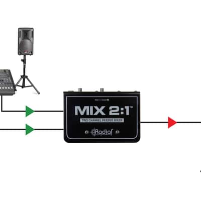 Radial Mix 2:1 Two Channel Passive Summing Mixer image 9