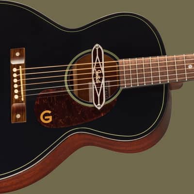 Gretsch Roots Collection Jim Dandy Deltoluxe Concert Black Electro Acoustic Guitar image 4