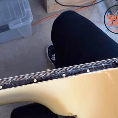 1997 Gibson Explorer ’76 Reissue – Classic White | Original Case | Vintage Patina image 24