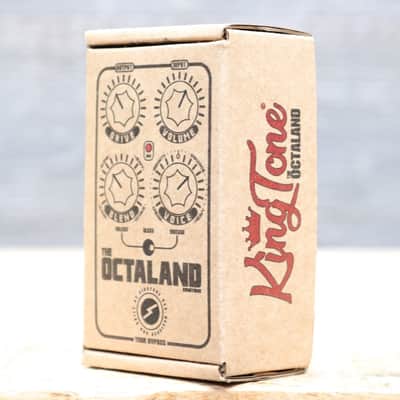 King Tone Octaland V2 Super Smooths Octave Fuzz Effect Pedal w/Box #OC221251 image 8