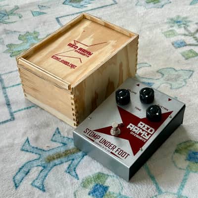 Stomp Under Foot Red Army Overdrive and Fuzz, Vintage Edition image 1