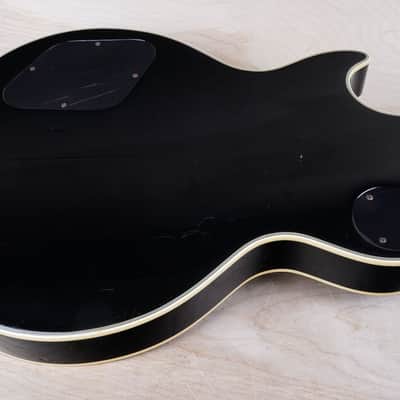 Burny RLC-60 Custom MIJ 1989 Black 1960 Reissue VH-3 PAF Pickups Vintage Made in Japan MIJ w/ Bag image 13