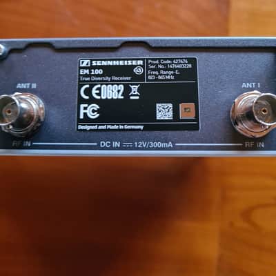 Sennheiser 🎤Sennheiser EW 100 G3 SKM 100 Handheld Microphone+EM 100 True Diversity Receiver image 15