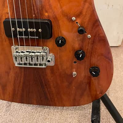 Warmoth Thin line T shape with P90's and Piezo early 2010's - Natural image 5