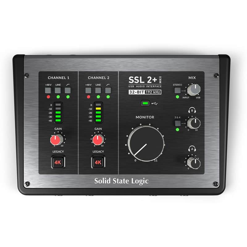 Solid State Logic SSL 2+ MKII 2x4 USB-C Audio Interface image 1