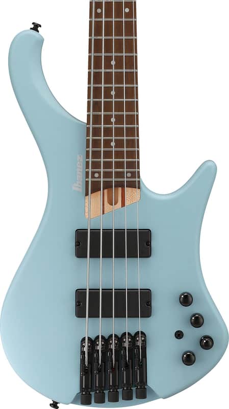Ibanez Bass Workshop EHB605 5-string Electric Bass Guitar - Purist Blue Matte image 1