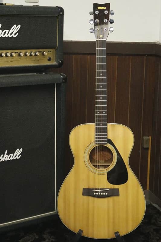 Vintage 1970's made Yamaha Acoustic Guitar FG-152 Orange Label Made in Japan - Very Good