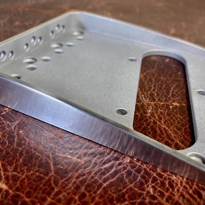 Van Dyke-Harms LEFT HAND Fender American Professional/American Professional II/Mod Shop Hybrid Bridge Only 2024 - Stainless Steel image 2