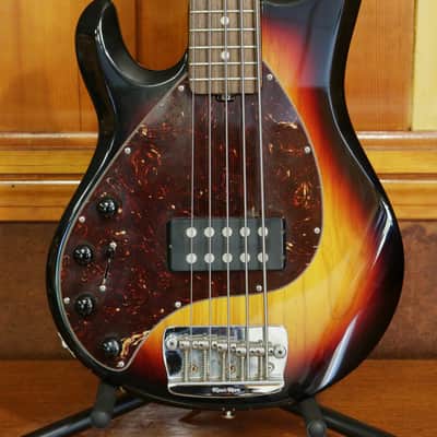 Ernie Ball Music Man Left-handed StingRay5 2005 Vintage Sunburst image 2