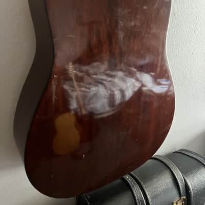Hohner Dreadnought Acoustic Guitar 1970s - Natural image 6