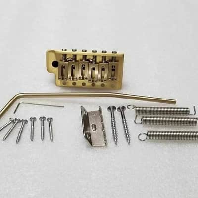Whole Brass Tremolo Full Block 6-Point Style 52.5mm All Brass Vintage Strat Style Bridge-M1152 image 6