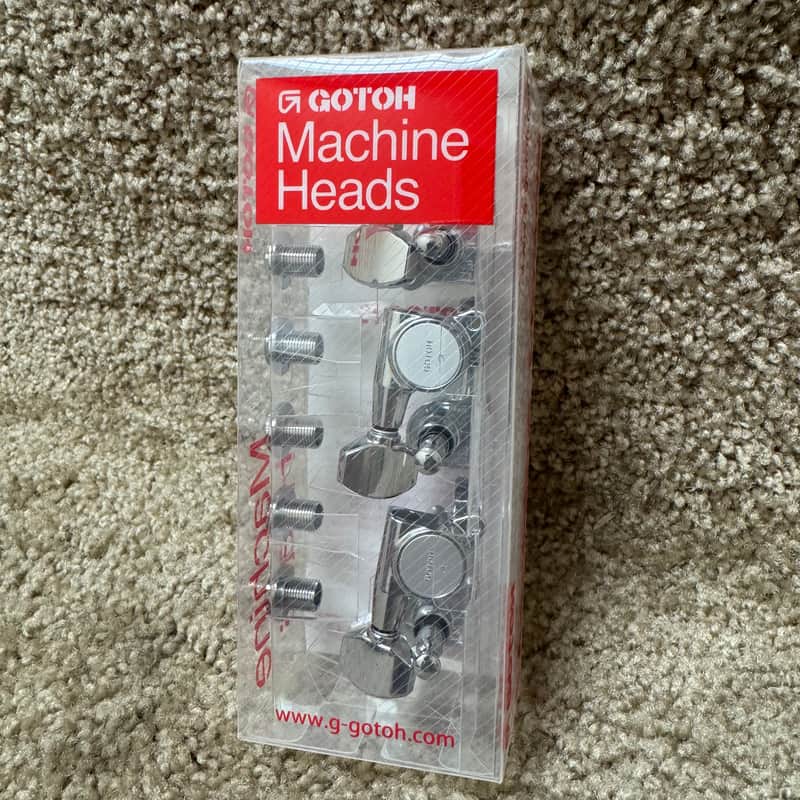 Gotoh SG381 P1 Tuners Tuning Machines Set Chrome image 1