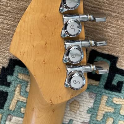 Warmoth Warhead 7/8 Neck Birdseye Maple Valley Arts image 8