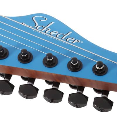 Schecter Aaron Marshall AM-6 Royal Sapphire - Satin Royal Sapphire (2944) image 10