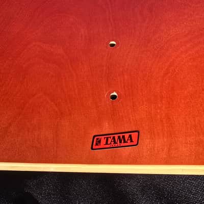 Tama Superstar 16 x 22" Bass drum shell 1980s - Cherry Wine image 14