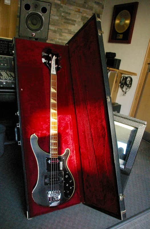 Rickenbacker 4001 1972 Mat black Iggy POP The Idiot Sessions image 1