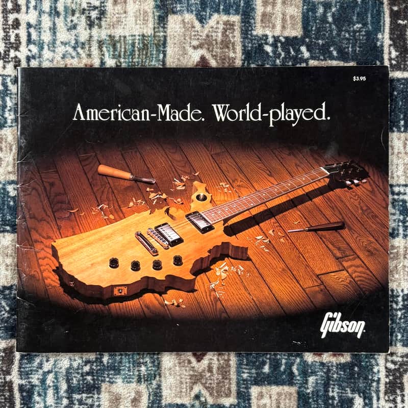 1983 Gibson American-Made. World-Played Guitar Catalogue! E19-1 image 1