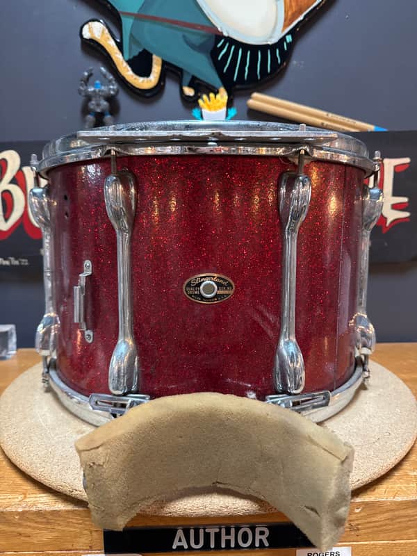 Slingerland 15x12" Tenor Tom 1960s - Red Sparkle image 1