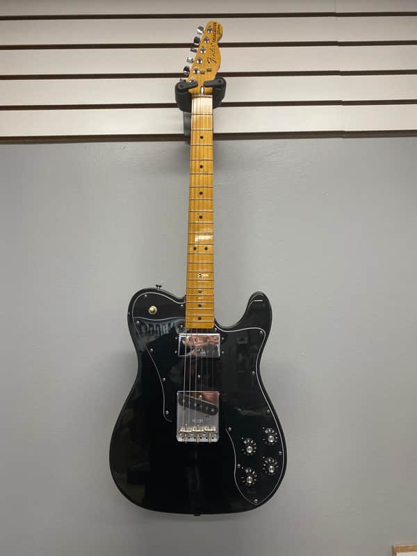 Fender Vintera '70s Telecaster Custom with Maple Fretboard 2019 - 2023 - Black image 1