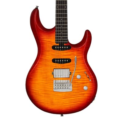 Sterling by Music Man Luke HSS Guitar - Heritage Cherry Burst - Open Box image 1