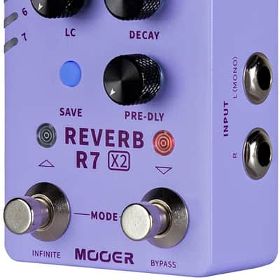 Mooer R7 X2 Reverb 14 Stereo Reverb Effects + Power Supply image 7