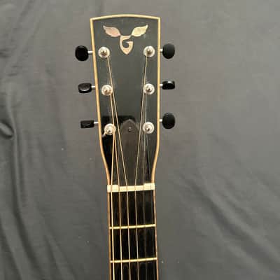James Goodall Handcrafted in Fort Bragg, Cocobolo/Spruce body, Original Diamond Goodall Headstock image 4