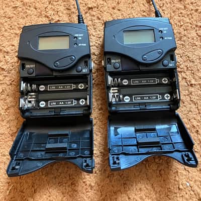 Sennheiser EW 100 G4 Dual Wireless Lavalier System – 2 Channels – B-Band – 19″ Rack (with never-used MKE Lav Mics) image 3