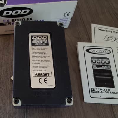 (MINT) DOD Analog Delay FX96 1990s - Blue image 11