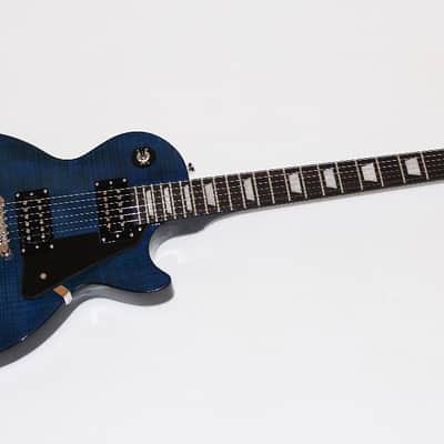 Epiphone Les Paul Classic-T Min-Etune Self Tunning Blue Electric Guitar image 1
