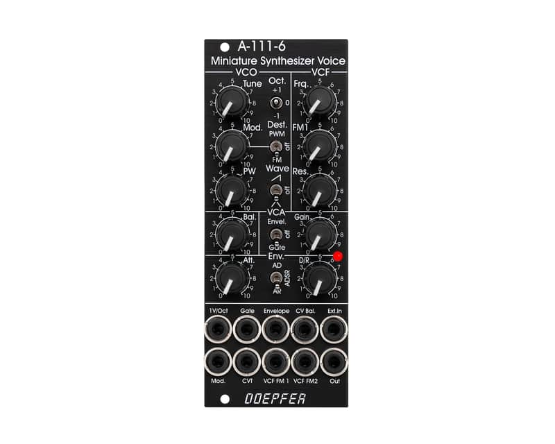 Doepfer A-111-6v Miniature Synthesizer Slim Line Eurorack Module image 1