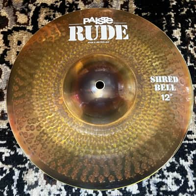 Paiste 12" RUDE Shred Bell Cymbal - Raw image 1
