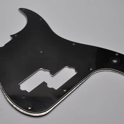 1970-1971-1972-1973-1974 Fender Precision Bass Pickguard BLACK with an Aluminum Shield image 3