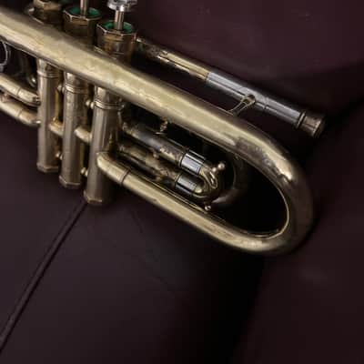 Buescher Custom Built Aristocrat (1955)(Model 264) Bb cornet SN 348477 (rare) image 9