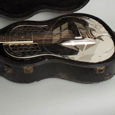 National  Tricone Exploding Palm Tree Resophonic Guitar (1937), ser. #A-2909 image 12