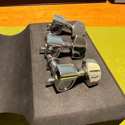 Schaller Made in W Germany 3x3 Chrome Tuners 70s 80s image 3