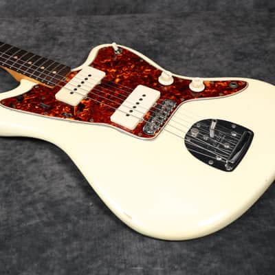 1964 Fender Jazzmaster - Olympic White with Matching Headstock - OHSC image 11