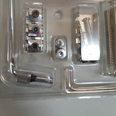 Mighty Mite Floyd Rose Style Double Locking Tremolo System Electric Guitar Bridge -Chrome- In Original Pkg image 4