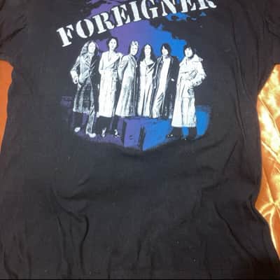 Vintage foreigner concert tour tshirt image 2