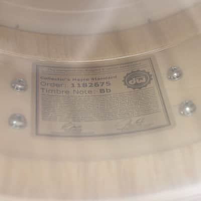 DW Collector's Maple Gold Galaxy Snare Drum - Gold Galaxy image 3