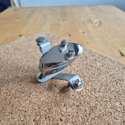 Sonor Phonic Bassdrum Cymbal arm mount bracket prism ~1980 - Chrome image 4
