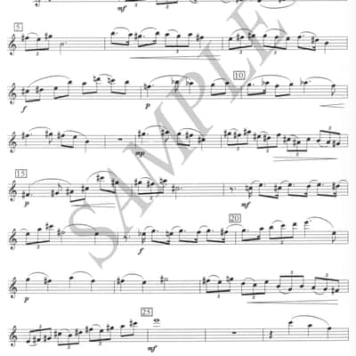 Darius Milhaud - Danse - for Alto saxophone and piano image 2